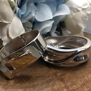 Set of Two Cuff Bracelets